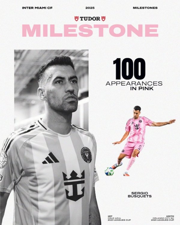 Busquets đã mở ra 100 cột mốc,